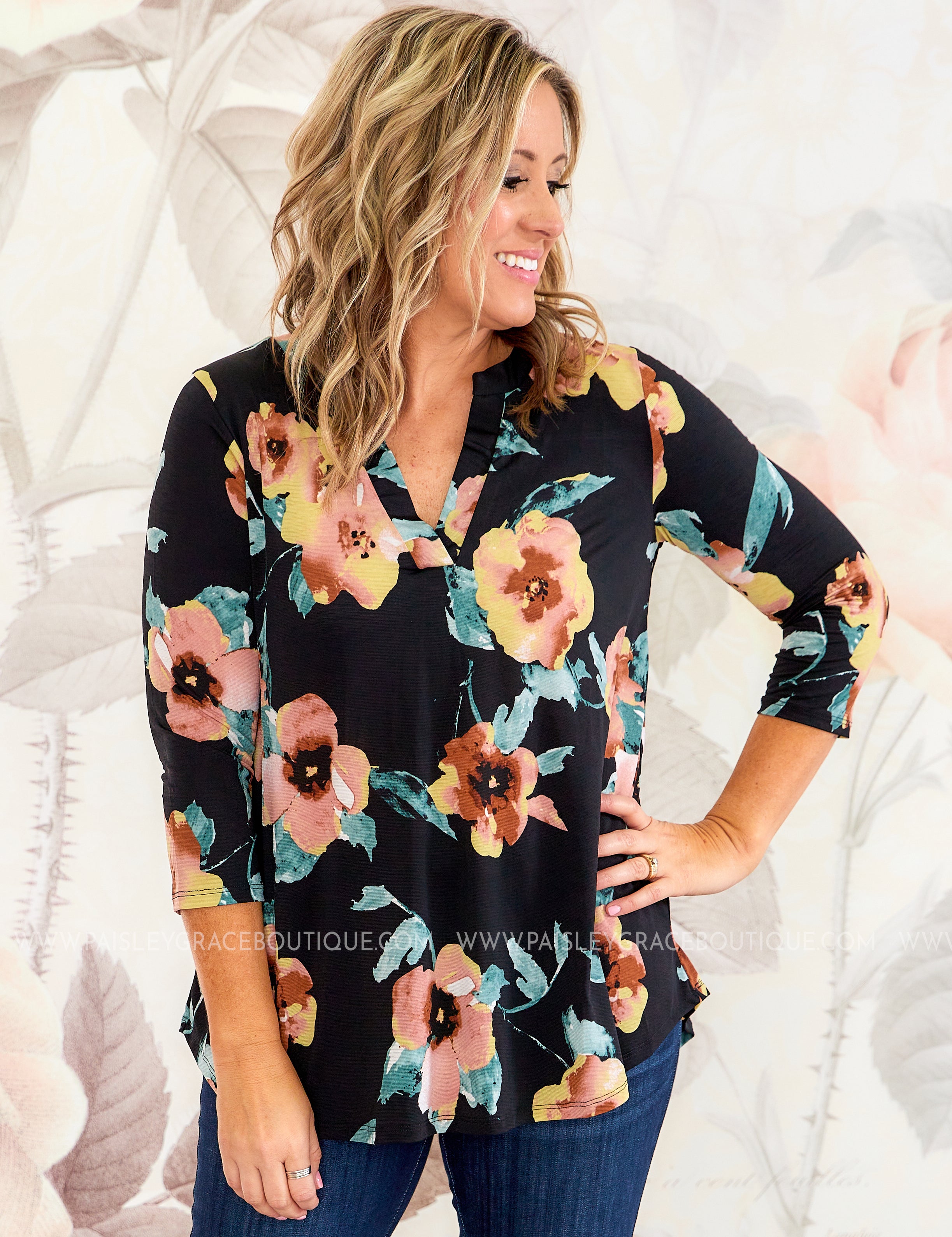 Garden Storm Top* FINAL SALE *