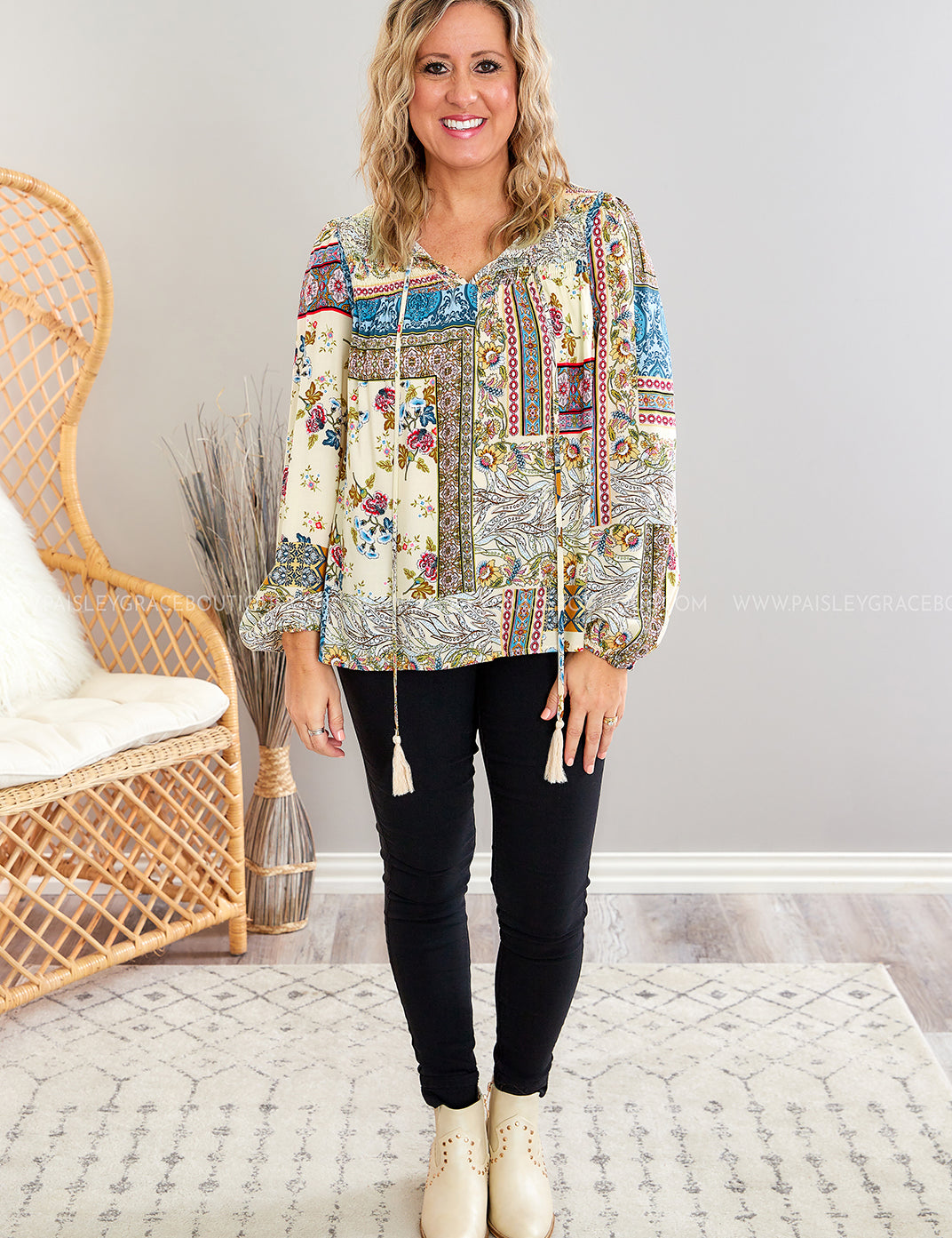 Force Of Nature Top - Cream - LAST ONES FINAL SALE