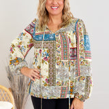 Force Of Nature Top - Cream - LAST ONES FINAL SALE