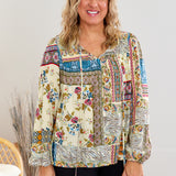 Force Of Nature Top - Cream - LAST ONES FINAL SALE