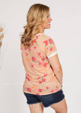 All Is Peachy Top - LAST ONES FINAL SALE