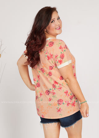 All Is Peachy Top - LAST ONES FINAL SALE