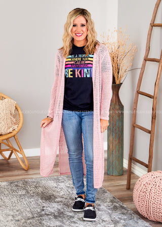 Kira Cardigan - PINK - FINAL SALE