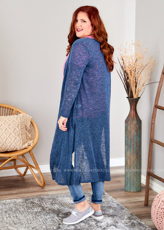 Kira Cardigan- NAVY FINAL SALE