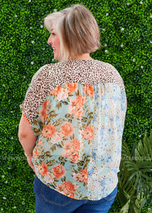 Wrapped Up In You Top - SAGE - FINAL SALE CLEARANCE