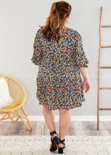 Load image into Gallery viewer, Tip the Balance Dress - Navy/Mix - FINAL SALE - FINAL SALE
