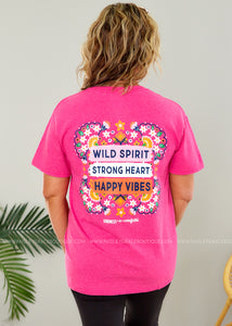 Kindness & Confetti - Wild Spirit Top - Pink - FINAL SALE