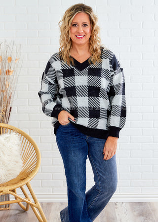 Warm Moments Sweater - Black/Ivory* FINAL SALE *