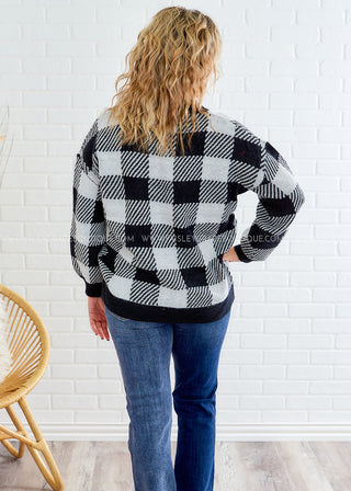 Warm Moments Sweater - Black/Ivory* FINAL SALE *