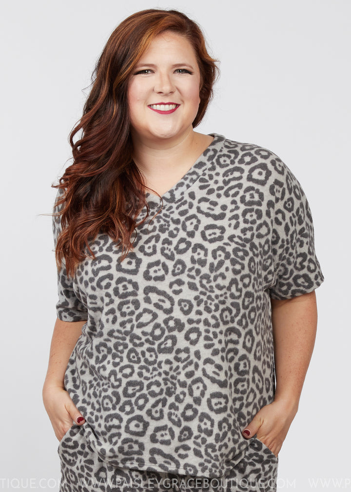 Spotted Lounging - Top - LAST ONES FINAL SALE
