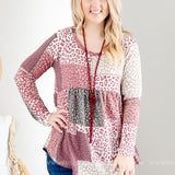 Fall into Line Top* LAST ONES FINAL SALE *
