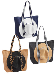 Hat & Tote Set by Mud Pie - FINAL SALE CLEARANCE