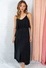 Load image into Gallery viewer, Black Sleeveless Solid Knit Dress FINAL SALE
