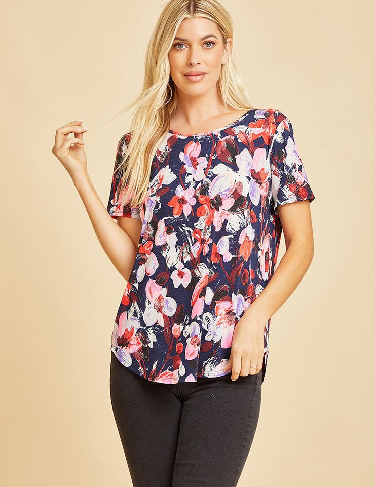 Flower Shopping Top* LAST ONES FINAL SALE *