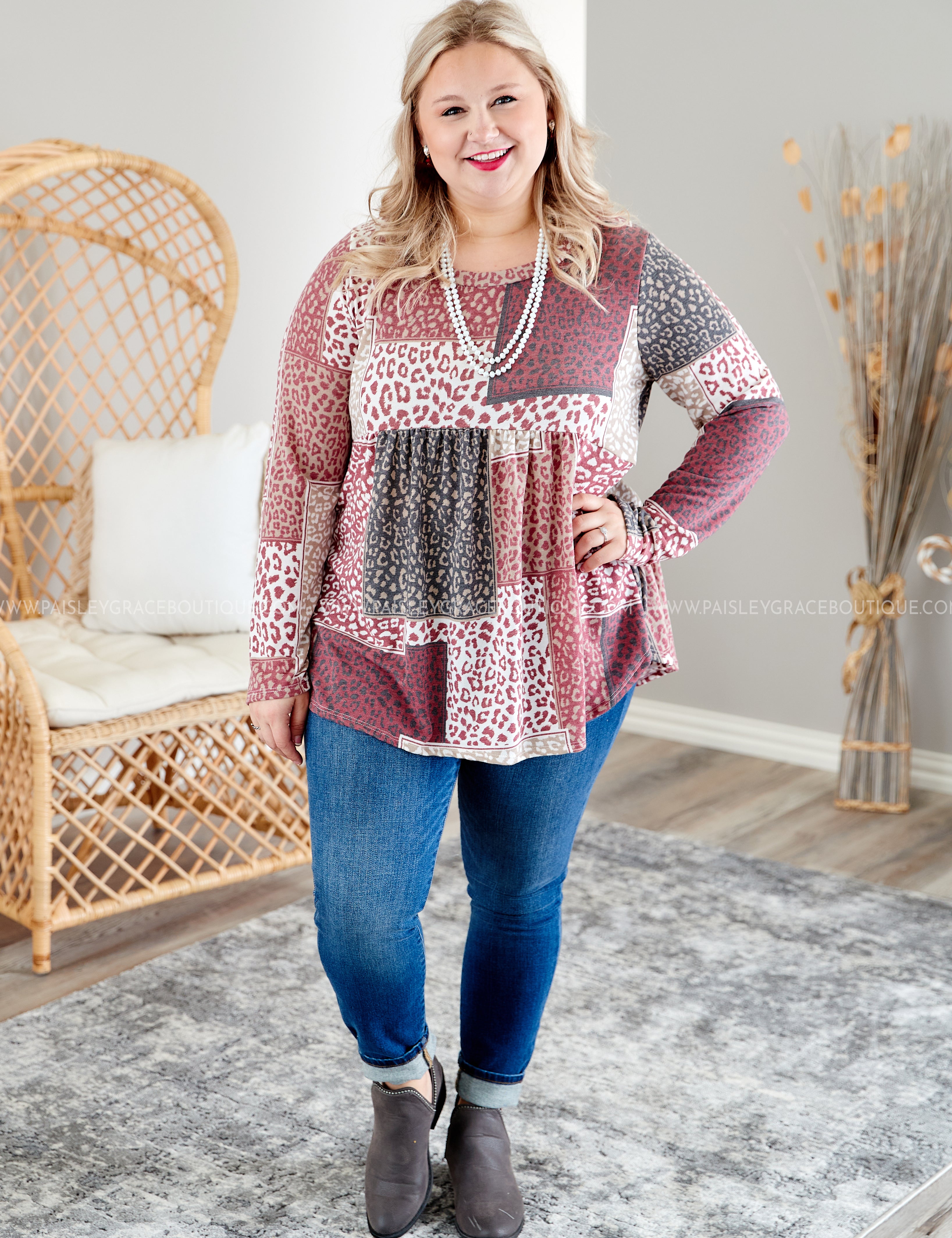 Fall into Line Top* LAST ONES FINAL SALE *