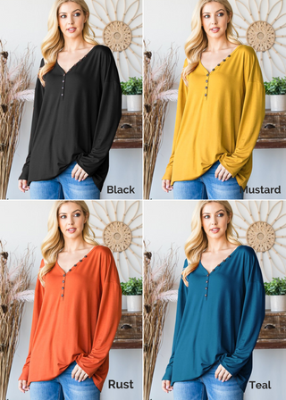 Meet Me by the Pumpkin Patch Top - 4 Colors - LAST ONE FINAL SALE