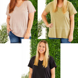 Bernadette Top - 3 Colors  - LAST ONES FINAL SALE