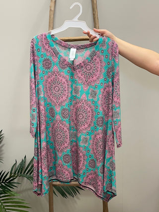 One In A Medallion Top  - FINAL SALE