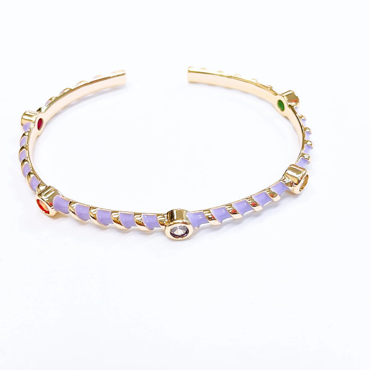 Twisted Bangle by Treasured Jewels - 2 Colors - FINAL SALE
