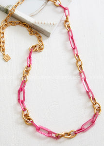 Rachel Long Chainlink Necklace - 2 Colors - FINAL SALE