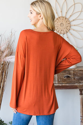 Meet Me by the Pumpkin Patch Top - 4 Colors - LAST ONE FINAL SALE