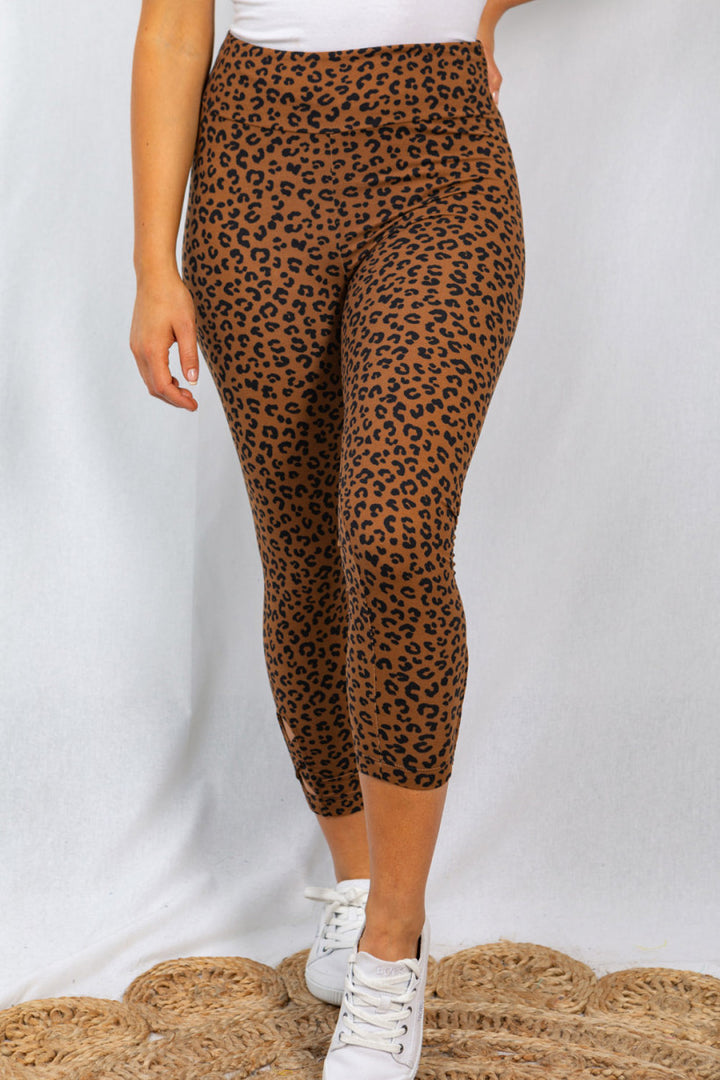 Leopard Athleisure Capri Leggings (S-XL) - FINAL SALE – Paisley Grace  Boutique