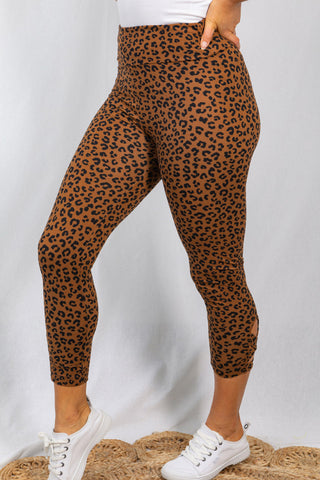 Leopard Athleisure Capri Leggings (S-XL) - FINAL SALE