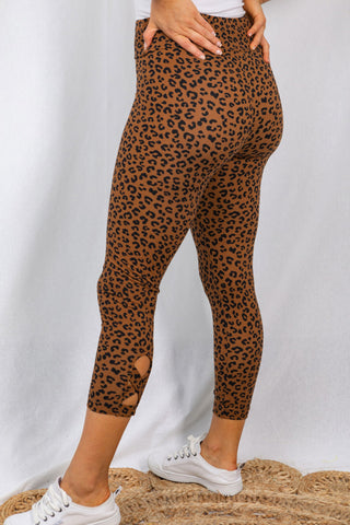 Leopard Athleisure Capri Leggings (S-XL) - FINAL SALE