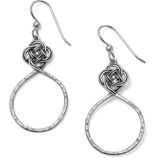 Brighton Interlok Petite Knot Circle French Wire Earrings