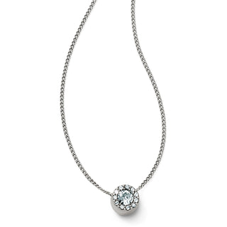 Brighton Illumina Mini Solitaire Necklace - Silver