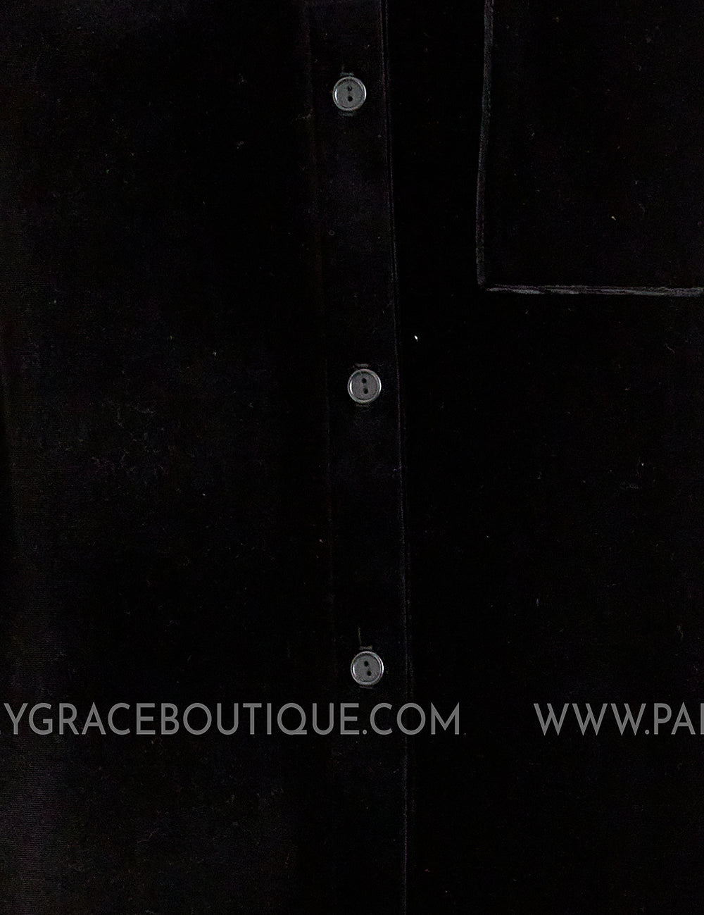 Valerie Velvet Top - Black - LAST ONES FINAL SALE