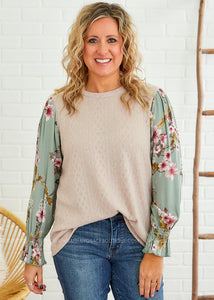 Just Hold Me Closer Top - Cream - FINAL SALE