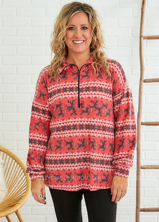 Hit the Slopes Pullover - FINAL SALE