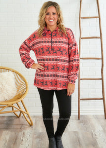 Hit the Slopes Pullover - FINAL SALE