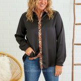 Satin Grace Top - Black - LAST ONES FINAL SALE