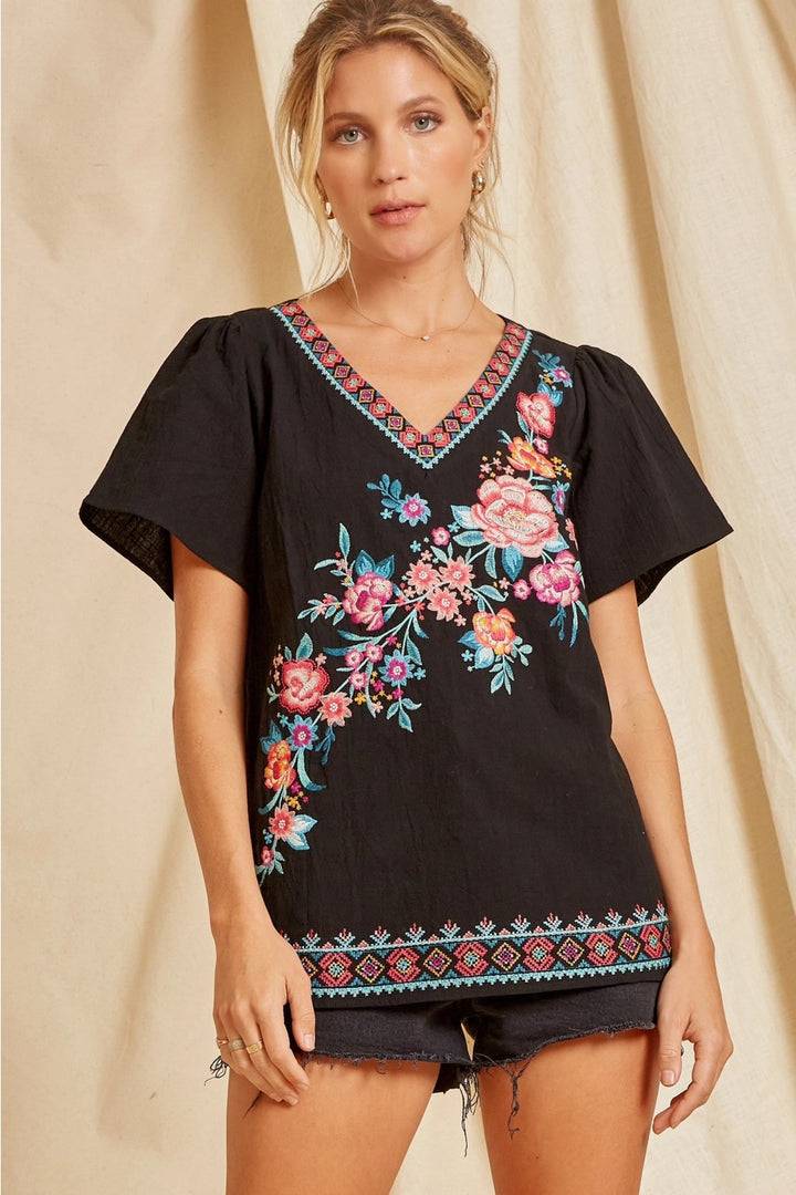 Made to be Magical Embroidered Top - FINAL SALE CLEARANCE