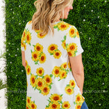Sweet Ideas Top - IVORY/YELLOW* LAST ONES FINAL SALE *