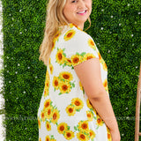 Sweet Ideas Top - IVORY/YELLOW* LAST ONES FINAL SALE *