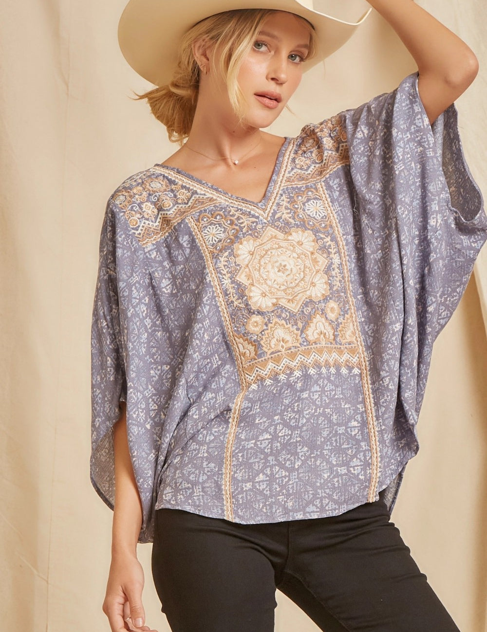 Meant For This Embroidered Top - LAST ONES FINAL SALE