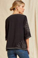 Load image into Gallery viewer, Moonlit Cabana Embroidered Top - FINAL SALE
