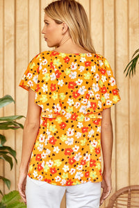 Surprise Me With Flowers Top - FINAL SALE