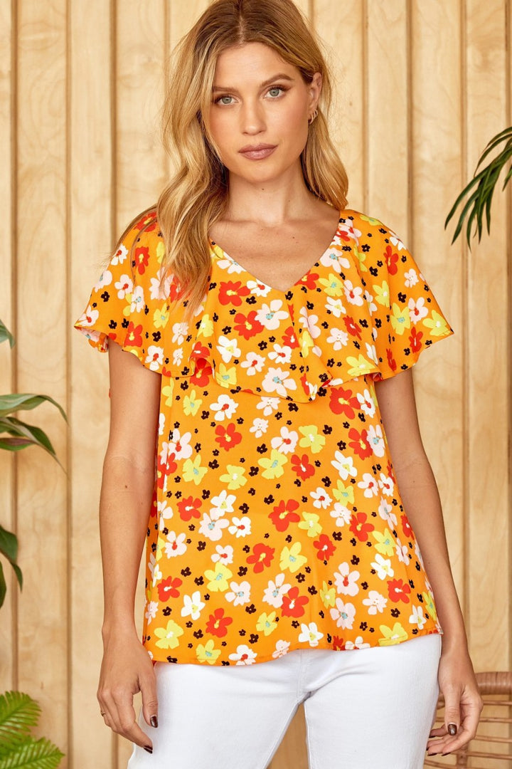 Surprise Me With Flowers Top - FINAL SALE