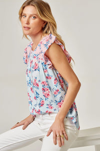 Sweetest Blooms Embroidered Top - FINAL SALE