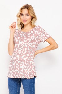 Dylan Animal Print Basic- 2 Colors* FINAL SALE *