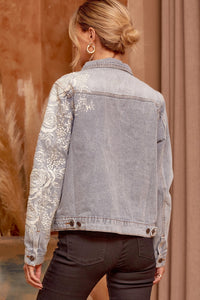 Miranda Embroidered Denim Jacket - FINAL SALE