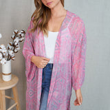 Sheer Aztec Cardigan- 2 COLORS - LAST ONES FINAL SALE