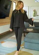 Load image into Gallery viewer, Solid Knit Black Hoodie (matches joggers) - FINAL SALE
