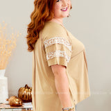 Sweeter Days Top - Taupe - LAST ONES FINAL SALE