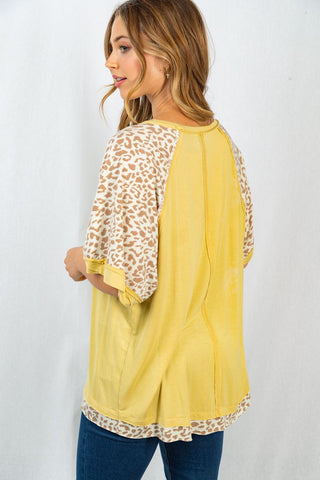 Simply Fierce Top - Yellow - FINAL SALE