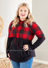 Load image into Gallery viewer, Cabin Vibes Hoodie- RED  - FINAL SALE CLEARANCE
